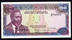Kenya 100 Shillings 1978 
P# 18; Unc