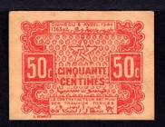 Morocco 50 Centimes 1944 
P# 41; Aunc/UNC