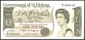 Saint Helena 1 Pound 1981 
P# 9; № A/1 343142; UNC