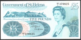 Saint Helena 5 Pounds 1981 
P# 7b; № HI-370825; UNC