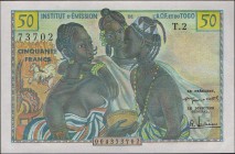 Togo 50 Francs 1956 RARE
P# 45; French West Africa; № 004373702; UNC; RARE!