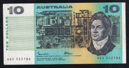 Australia 10 Dollars 1985 
P# 45d, UQV 522786