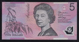 Australia 5 Dollars 2005 
P# 57, DA05104615. UNC.