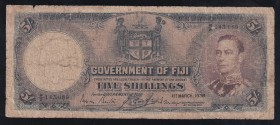 Fiji 5 Shillings 1938 
P# 29a, B/2 143.089