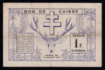 New Caledonia 1 Franc 1942 
P# 52, 035212