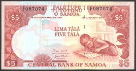 Samoa 5 Tala 2002 
P# 33b; UNC