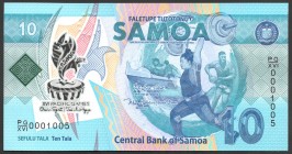 Samoa 10 Tala 2019 Commemorative
P# New; № PG/XVI 0001005; UNC; Polymer