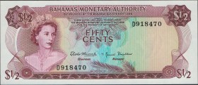 Bahamas 50 Cents 1968
P# 26a; № D 918470; UNC