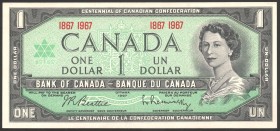 Canada 1 Dollar 1967 Commemorative
P# 84; UNC