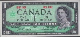 Canada 1 Dollar 1967 Commemorative
P# 84; UNC