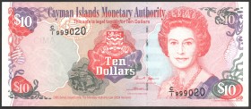 Cayman Islands 10 Dollars 2005 RARE
P# 35; № C/1 999020; UNC; RARE!