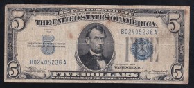 United States 5 Dollars 1934 Blue Seal
P# 414A, B02405236A