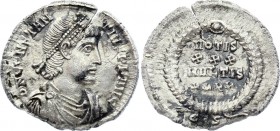 Ancient World Rome Siliqva Constantius 337 - 361 AD
Siliqua Obv: DNCONSTANTIVSPFAVG - Diademed, draped and cuirassed bust right. Rev: No legend Exe: ...
