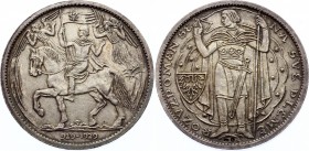 Czechoslovakia 10 Dukat 1929 
Bruce# XM6; Silver 29,76g.; Medallic issue; 1000th Anniversary of Christianity in Bohemia