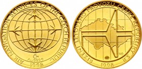 Czech Republic Gold Medal Air Navigation Services 1998
Gold (.9999) 7,75g.