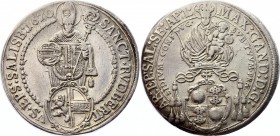 Austria Salzburg Thaler 1670 
Da# 3508; KM# 190; Silver; Maximilian Gandolph.