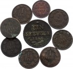 Austria Lot of 9 Coins 1816 -1891
Different Mints, Denominations & Dates