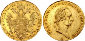 Austria Ducat 1826 A - Wien
KM# 2171; Franz I of Austria (1804-1835). Gold (.986), 3.49g. UNC. Full mint luster. See video!