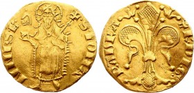France Principality of Orange Florin D'or 1340-1370 Raymond IV
Bd# 983 (20 f.); PA# 4521; F#189; Gold 3,40g.