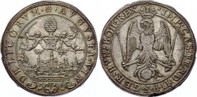 German States Augsburg Thaler 1626 
Dav# 5024; Forster# 182; Silver; Ferdinand II; AUNC