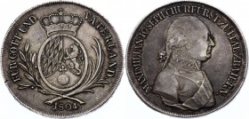 German States Bavaria 1 Konventionsthaler 1804 Rare
KM# 676; Silver; Maximilian Josef; Krauze XF- 4000$