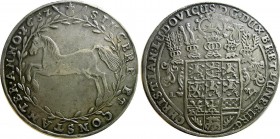German States Braunschweig Calenberg Celle Thaler 1652 LW
Dav# 6521; Christian Ludwig. Silver, XF. Rare in this grade