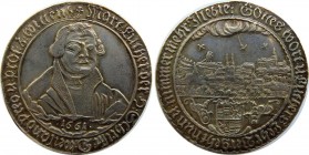 German States Eisleben 3/4 Taler 1661 Marthin Luther
Whiting 137; Johann Georg III, (1647-1710). Silver, AUNC, lustrous. Rare in this grade.