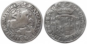 German States Mansfeld-Bornstedt 1/3 Thaler 1672 
KM# 125; Silver 8.82g; Mint Eisleber