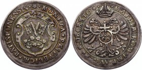 German States Regensburg - Reichsstadt 1 GuldenThaler 16-th Century (ND) 
Dav# 115; Beckenbauer# 4123; Silver 24,03g.; As: Town sign with crossed key...