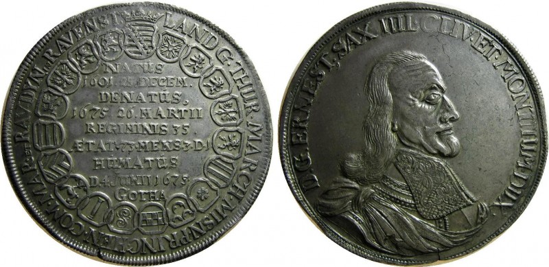 German States Saxe Gotha Altenburg 1675 
Dav# 7455; Ernst der Fromme 1640-1675 ...