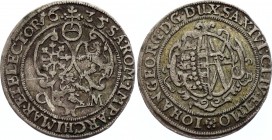 German States Saxony Albertine 1 Groschen 1635 CM Dresden
Clauß/Kahnt# 213; Kohl# 178; Silver.