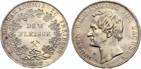 German States Saxony Doppeltaler 2 Thaler 1857 B Rare
Dav# 996; Kahnt# 476; Jaeger# 106; AKS# 157; Thun# 341B; KM# 1194; Silver; Johann; Premium of t...
