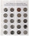 Germany Democratic Republic Full Set of 124 Commemorative Coins 5-10-20 Mark 1966 - 1990 DDR
Full Lot! Complete with all rarities - Luther Grimm Stad...