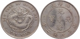 China - Chihli 1 Dollar 1907 
Y# 73.2; Silver 26,9g.