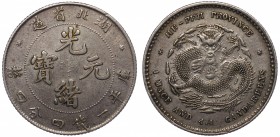 China - Hupeh 20 Cents 1895 -1907 (ND)
Y# 125.1; Silver 5.36g; XF/aUNC