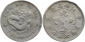 China - Kiangnan 10 Cents 1901 
Y# 142.a.7; Silver 2,6g.