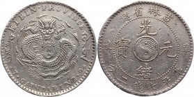 China - Kirin 1 Dollar 1901 
Y# 183a.1; Silver 26,14g.