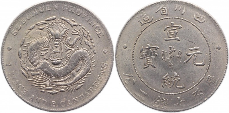 China - Szechuan 1 Dollar 1909 -1911
Y# 243; Silver 26,7g.