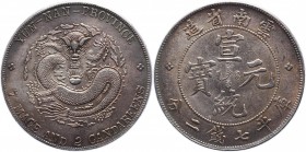 China - Yunnan 1 Dollar 1908 -1911
Y# 260; Silver 26,7g.