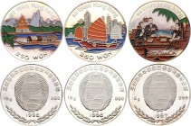 North Korea Lot of 3 Coins 1996 -1997
250 Won 1996 - 1997; Silver Proof; 99 Years of Hong Kong
