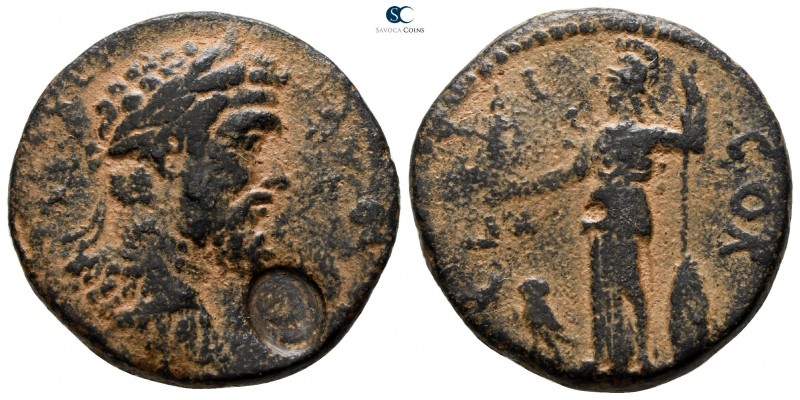 Corinthia. Corinth. Septimius Severus AD 193-211. 
Bronze Æ

25mm., 9,19g.
...