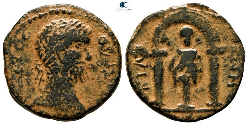 Arcadia. Phigaleia. Septimius Severus AD 193-211. 
Assarion Æ

20mm., 4,62g....