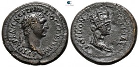 Seleucis and Pieria. Antioch. Trajan AD 98-117. Struck AD 98/9. Bronze Æ