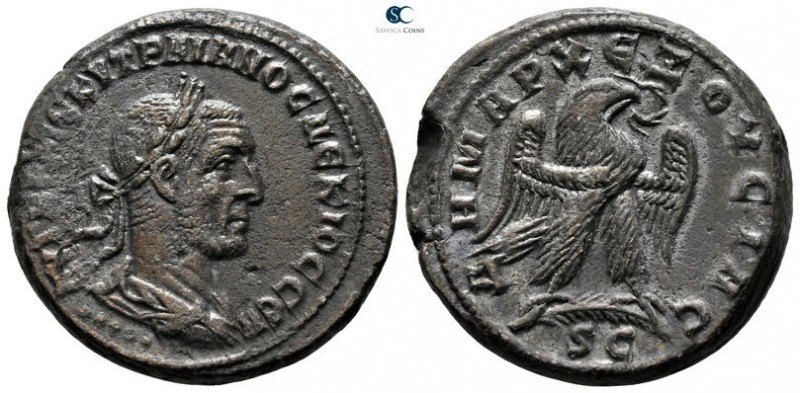 Seleucis and Pieria. Antioch. 5th officina. Trajan Decius AD 249-251. 
Billon-T...