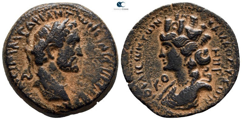 Seleucis and Pieria. Laodicea ad Mare. Antoninus Pius AD 138-161. 
Bronze Æ

...