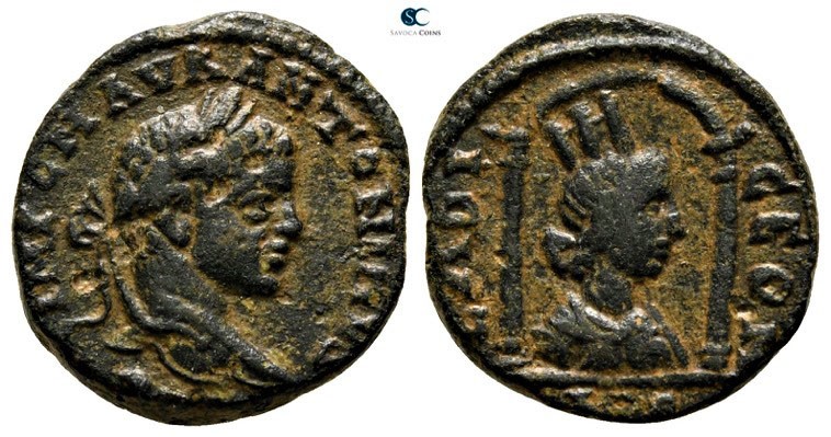 Seleucis and Pieria. Laodicea ad Mare. Elagabalus AD 218-222. 
Bronze Æ

17mm...