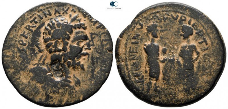 Seleucis and Pieria. Laodicea ad Mare (?). Septimius Severus AD 193-211. 
Bronz...