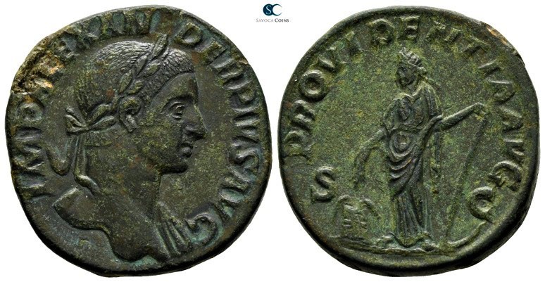 Severus Alexander AD 222-235. Rome
Sestertius Æ

29mm., 19,98g.

IMP ALEXAN...