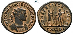 Diocletian AD 284-305. Struck AD 289-290. Siscia. Antoninianus Billon