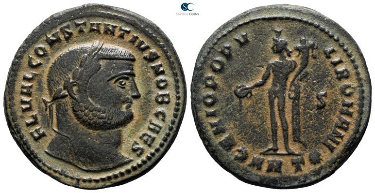 Constantius I as Caesar AD 293-305. Antioch
Follis Æ

27mm., 9,77g.

FL VAL...